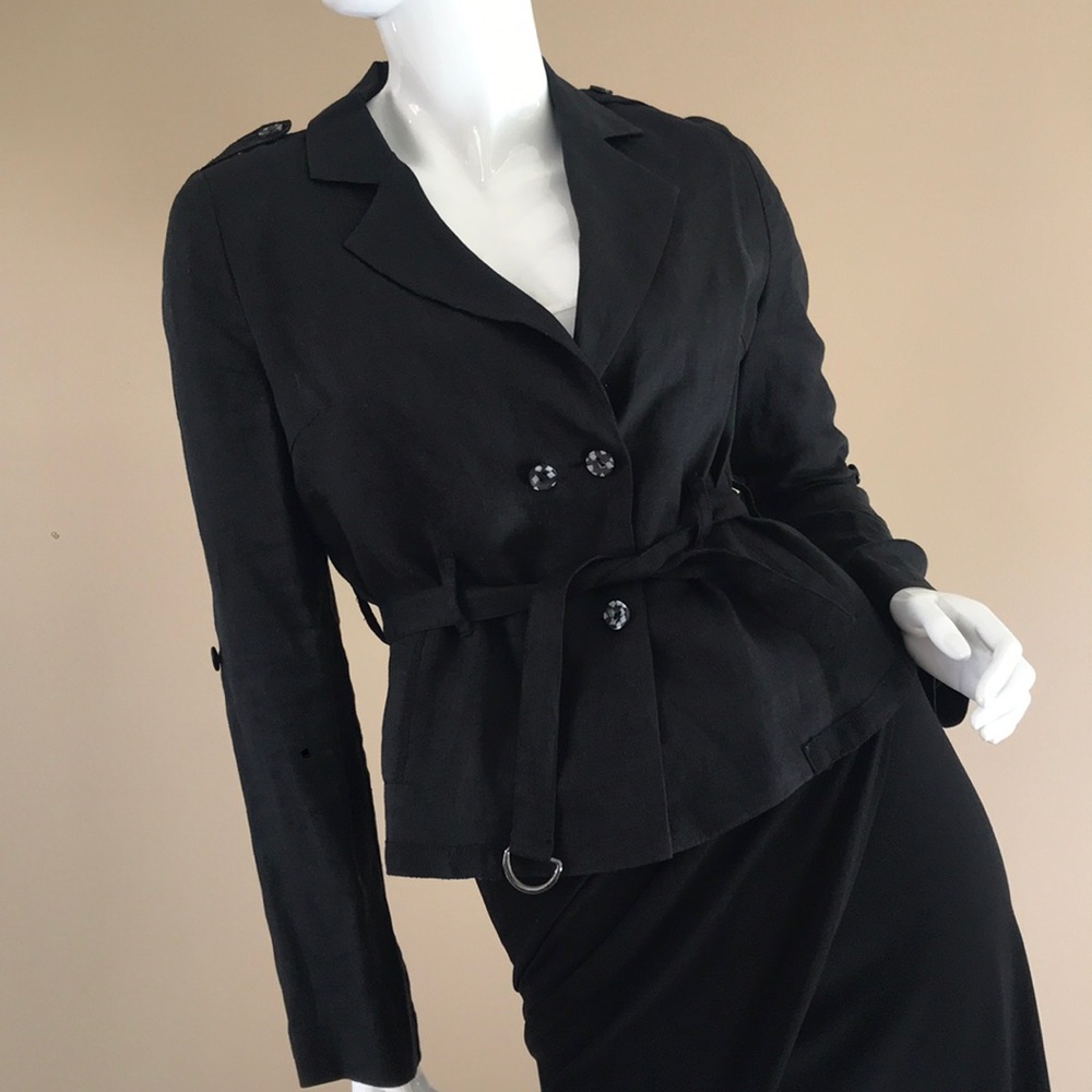 🖤William B Black linen jacket